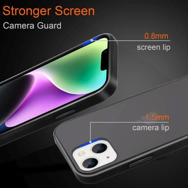 iPhone 14 Skal Fodral Case (Transparent)