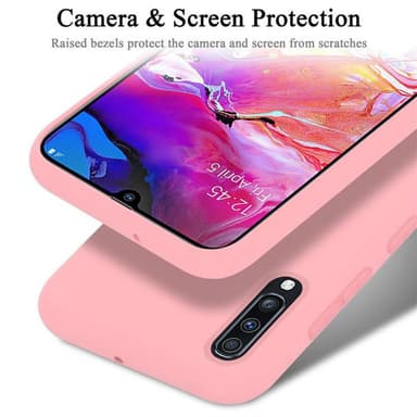 Samsung Galaxy A70 / A70s Skal Fodral Case (Rosa)
