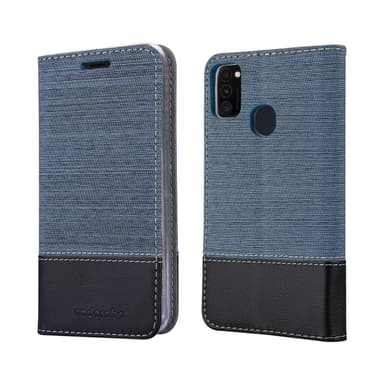Samsung Galaxy M21 / M30s Plånboksfodral Skal (Blå)