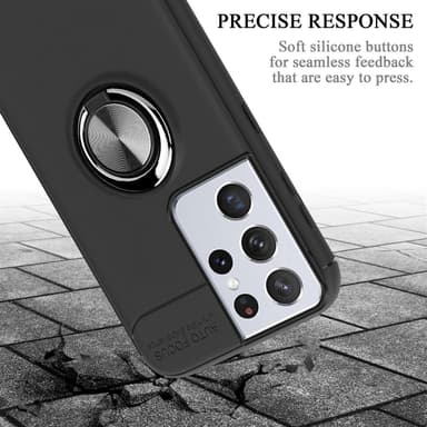 Samsung Galaxy S21 ULTRA Skal Fodral Case (Svart)