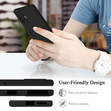 Xiaomi Poco F4 GT Skal Fodral Case (Svart)