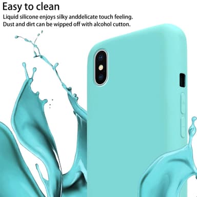 iPhone X / XS Skal Fodral Kedja (Turkos)