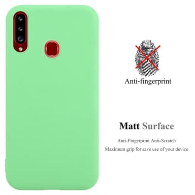 Skal Samsung Galaxy A20s Fodral Case (Grön)