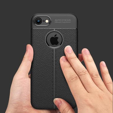iPhone 7 / 7S / 8 / SE 2020 Skal Fodral Case (Svart)