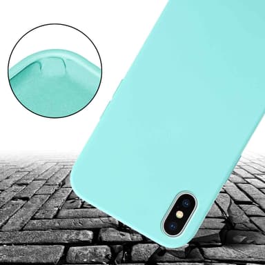 iPhone X / XS Skal Fodral Kedja (Turkos)