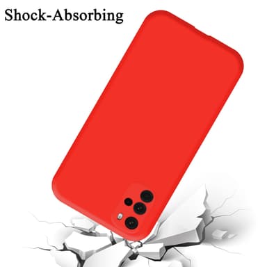 Motorola MOTO G22 Skal Fodral Case (Röd)