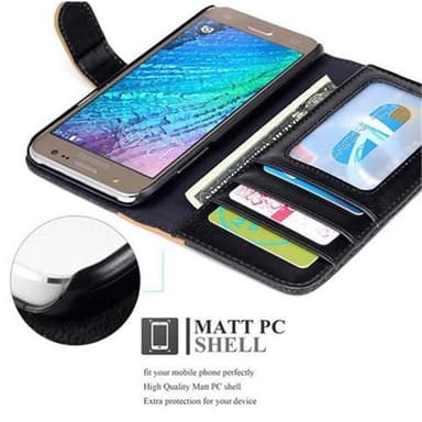 Plånboksfodral Samsung Galaxy J5 2015 Skal (Svart)