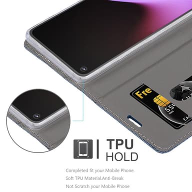 Google PIXEL 5 Plånboksfodral Skal (Blå)
