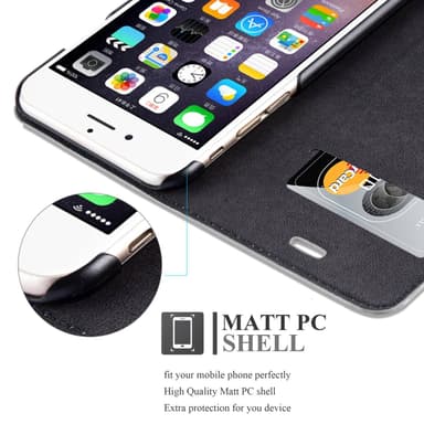 iPhone 6 / 6S Flipfodral Skal (Grå)