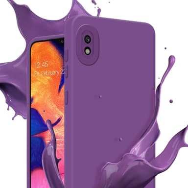 Samsung Galaxy A10 Skal Fodral Case (Lila)