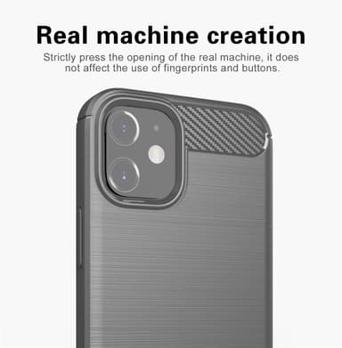 iPhone 12 MINI Skal Fodral Case (Grå)