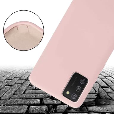 Samsung Galaxy A02s Skal Fodral Kedja (Rosa)