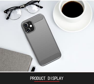 iPhone 12 MINI Skal Fodral Case (Grå)