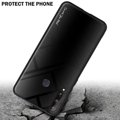 Huawei P40 LITE E Skal Fodral Case (Svart)