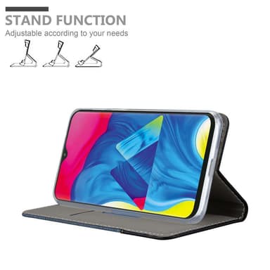 Samsung Galaxy A10 / M10 Plånboksfodral Skal (Blå)