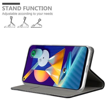 Samsung Galaxy A11 / M11 Plånboksfodral Skal (Grå)