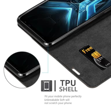 Asus ROG Phone 3 Skal Fodral Case (Brun)