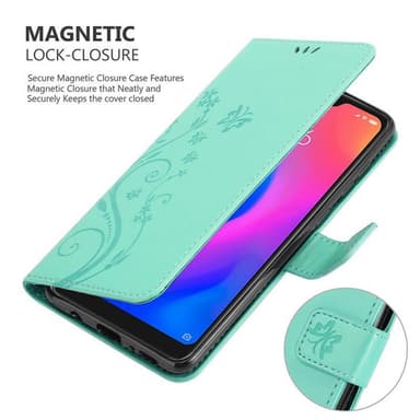 Xiaomi RedMi NOTE 6 PRO Plånboksfodral Skal (Turkos)