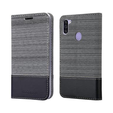Samsung Galaxy A11 / M11 Plånboksfodral Skal (Grå)