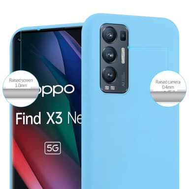 Skal Oppo FIND X3 NEO Fodral Case (Blå)