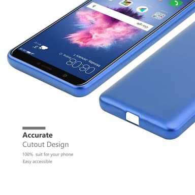 Skal Huawei P SMART 2018 / Enjoy 7S Fodral Case (Blå)