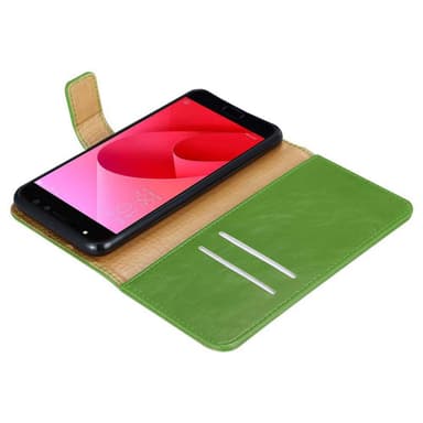 Asus ZenFone 4 Selfie PRO Plånboksfodral Skal (Grön)