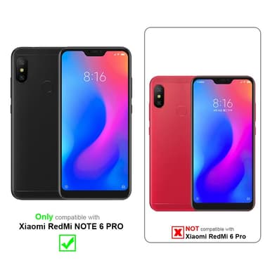 Xiaomi RedMi NOTE 6 PRO Plånboksfodral Skal (Blå)