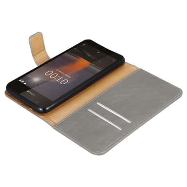 Nokia 1 2018 Plånboksfodral Skal (Brun)
