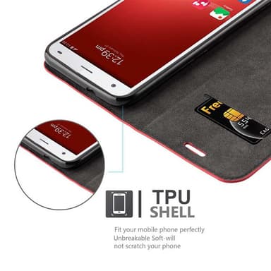 ZTE Blade S6 Skal Fodral Case (Röd)