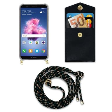 Huawei P SMART 2018 / Enjoy 7S Skal Fodral Kedja (Brun)