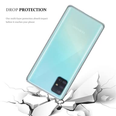 Samsung Galaxy A51 5G Skal Fodral Case (Transparent)