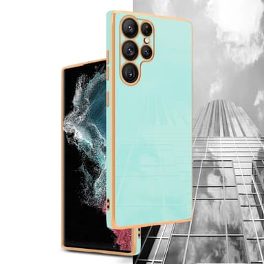 Samsung Galaxy S22 ULTRA Skal Fodral Case (Grön)