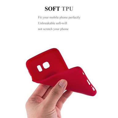 Skal Samsung Galaxy S6 EDGE Fodral Case (Röd)