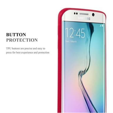 Skal Samsung Galaxy S6 EDGE Fodral Case (Röd)