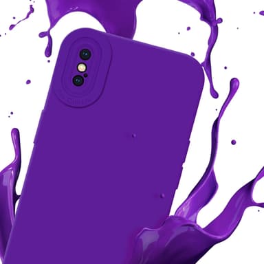 iPhone X / XS Skal Fodral Case (Lila)
