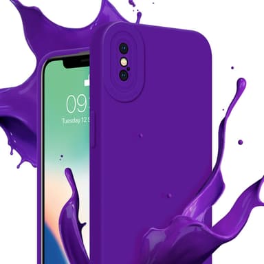 iPhone X / XS Skal Fodral Case (Lila)