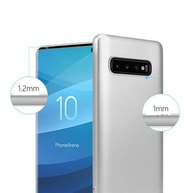 Skal Samsung Galaxy S10 4G Fodral Case (Silver)