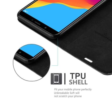 Honor 7C / Huawei Y7 2018 Skal Fodral Case (Svart)