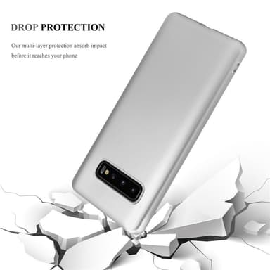 Skal Samsung Galaxy S10 4G Fodral Case (Silver)