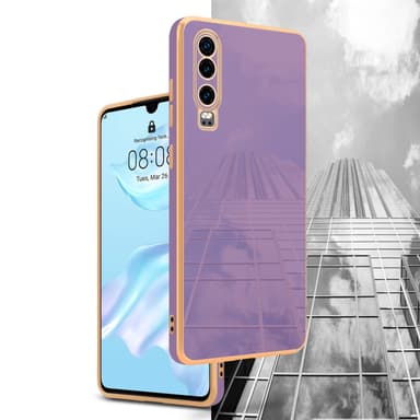 Huawei P30 Skal Fodral Case (Lila)