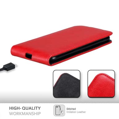 Nokia 1 2018 Flipfodral Skal (Röd)