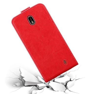 Nokia 1 2018 Flipfodral Skal (Röd)