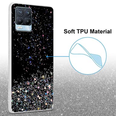 Realme 8 4G / 8 PRO Skal Fodral Case (Svart)
