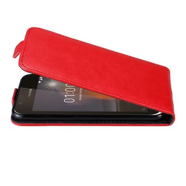 Nokia 1 2018 Flipfodral Skal (Röd)