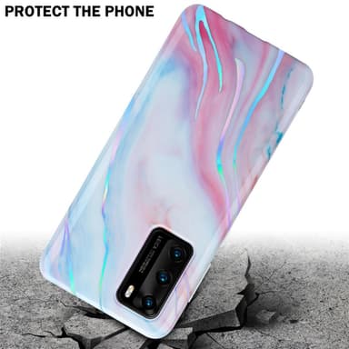 Huawei P40 Plånboksfodral Skal (Vit)