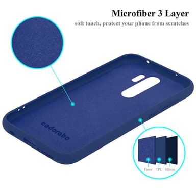 Xiaomi RedMi NOTE 8 PRO Skal Fodral Case (Blå)