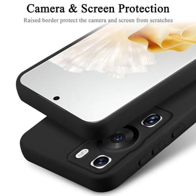 Huawei P60 Pro Skal Fodral Case (Svart)