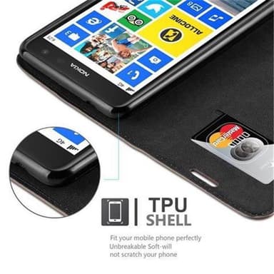 Nokia Lumia 625 Skal Fodral Case (Brun)