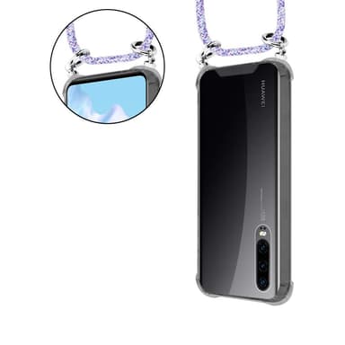 Skal Huawei P30 Fodral Kedja (Lila)