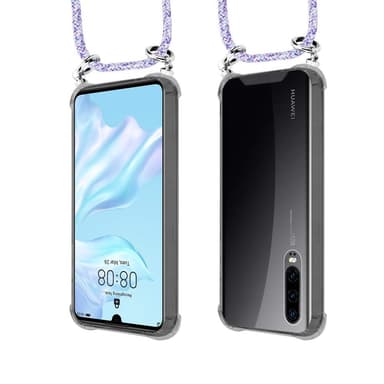 Skal Huawei P30 Fodral Kedja (Lila)